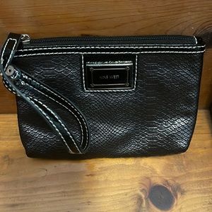 Nine West pewter bronze wristlet